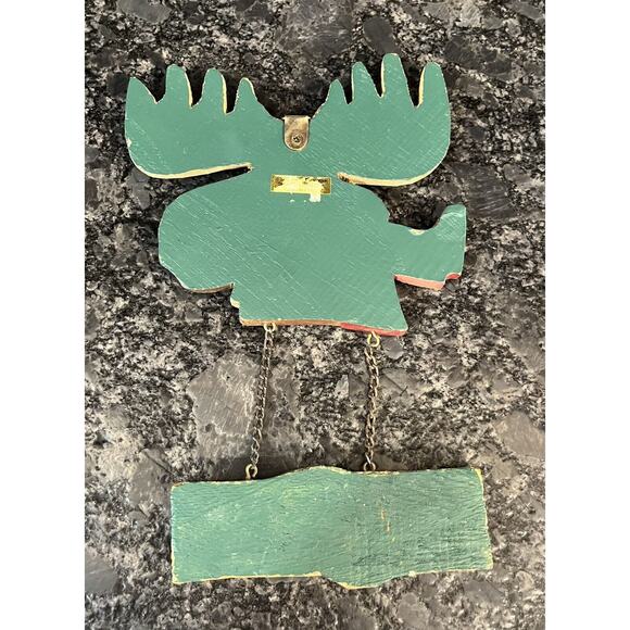 Enesco Moose Creek Crossing “Welcome” 1995 Moose Welcome Sign #161276 - Picture 3 of 6